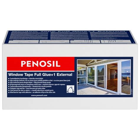 Išorinė langų sandarinimo juosta Penosil Window Tape Full Glue External - pavyzdys