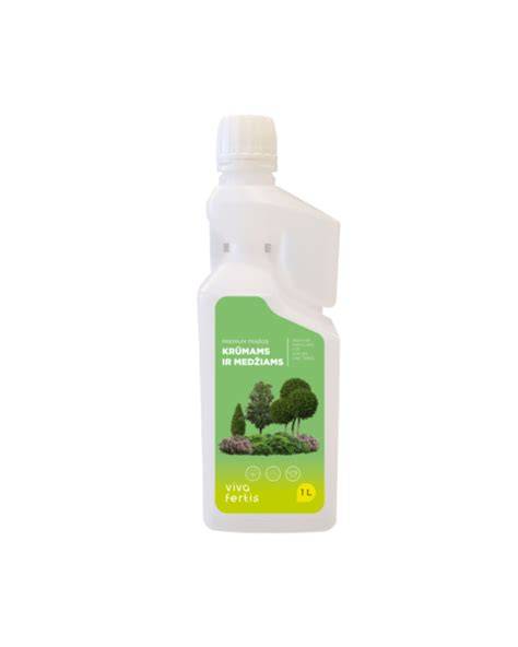 OPTI-MIX plastifikatoriaus pavidalas ir 1 l buteliuko dizainas