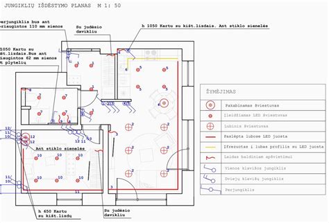 Schematinis elektros instaliacijos brėžinys