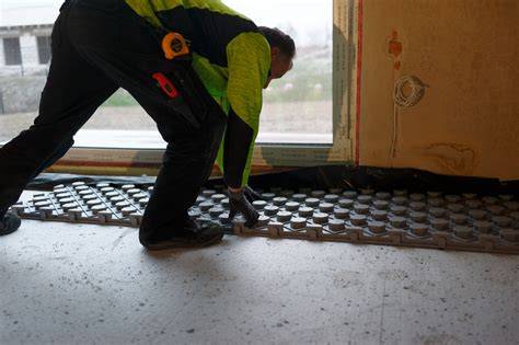 Thermofloor šildymo plokščių išdėstymo pavyzdys