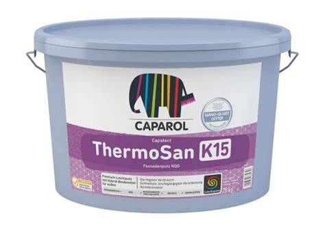 Caparol Thermosan fasadinis tinkas vizualiai faktūruotas paviršius