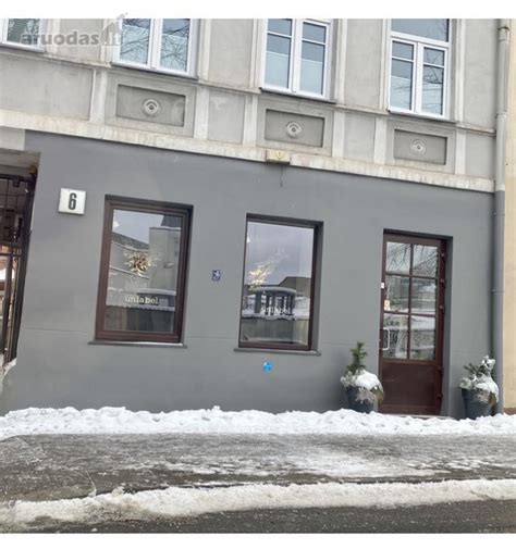 Verslo centro fasado dizainas su vitrininiais langais