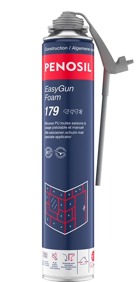 Penosi EasyGun Foam infografika: naudojimo eiga