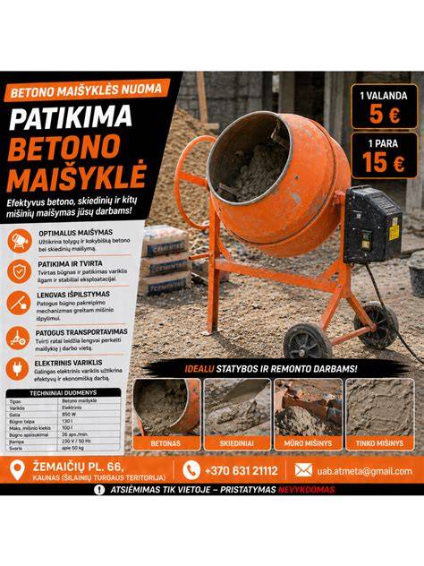 Infografika: betono šlifavimo ir pjovimo įrangos klasifikacija
