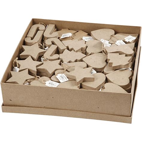 3D sienų kalėdiniai ornamentai iš kartono