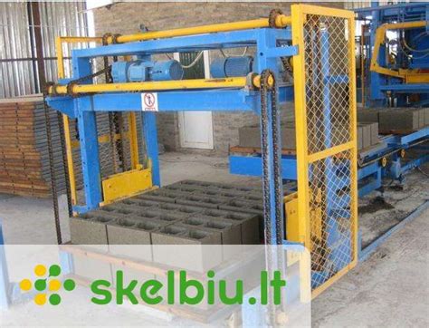 gamybos procesas betono blokelių