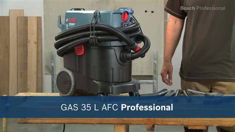 Infografika: GAS 35 L AFC Professional savybės ir specifikacijos