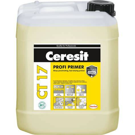 CERESIT CT 17 Profi gruntavimo įrankiai ir paviršiaus paruošimo eiga