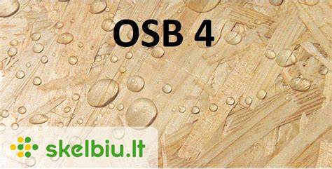 OSB plokstes naudojimo schema