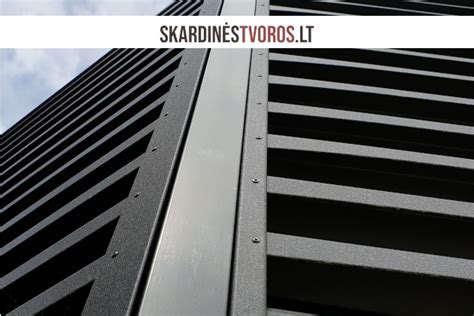 Nestandartiniai skardos lankstiniai stogams ir fasadams