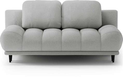 CRISTAL kolekcijos pilka sofa su miego funkcija