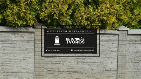 Betoninės tvoros estetika: tekstūros ir spalvų pasirinkimas