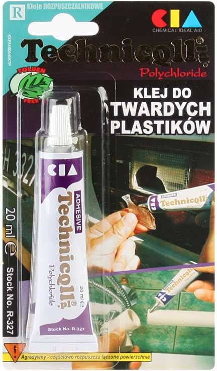 Foto: skirtingų tipų klijai automobilių plastikams