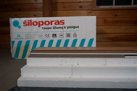 Tinkamas polistireninio putplasčio montavimas