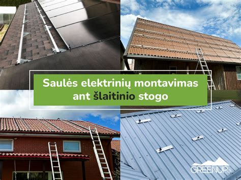 Infografika apie stogo dangų tipus: plieninė, bituminė, beasbestinė šiferis, akmens skalūnas, saulės elektrinės
