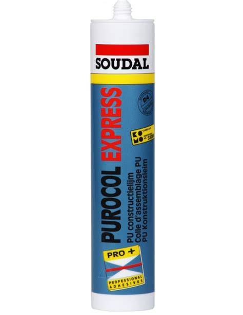 Soudal Purocol Express - poliuretano klijai konstrukcijoms