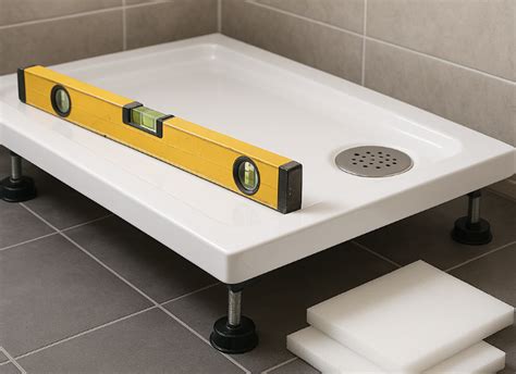 Keraminio dušo padėklo montavimas