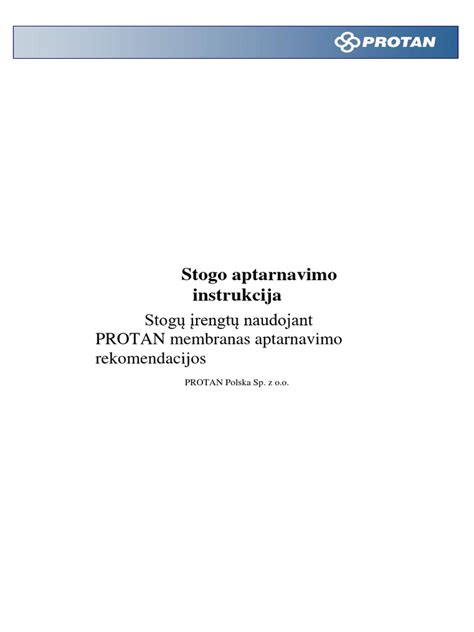 Protin SE ir Protan G stogo dangos kontekstinė iliustracija