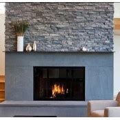 Įvairių rūšių akmenys židinio apdailai