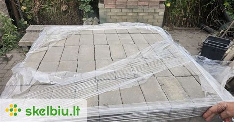 Schema, kaip maišyti betono trinkeles iš skirtingų palečių