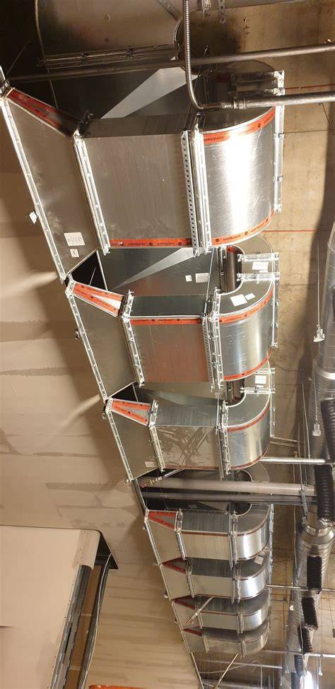 Lankstų ortakių montavimas palubėje