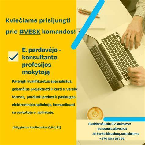 Infografika: Karjeros kelias konsultanto pardavėjo trajektorija