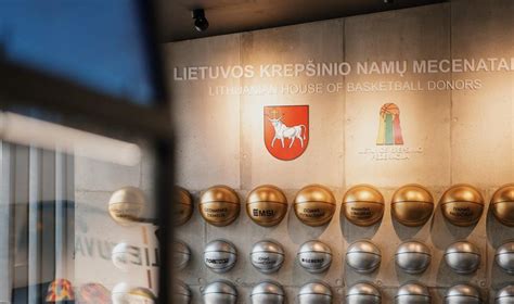 Krepšinio namų ceremonija ir mecenatai