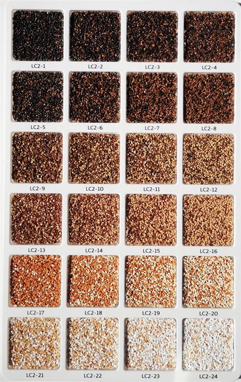 spalvų paletė akrilinio akmens stalviršiams