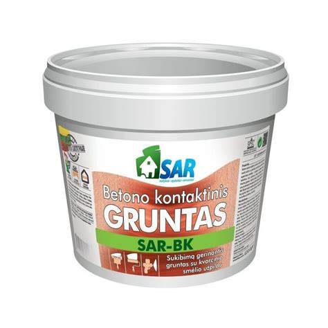 Infografika: kaip veikia betoninis kontaktinis gruntas Knauf 1 kg