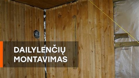 Schematinis dailylenčių tvirtinimo pavyzdys