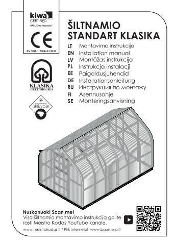 Infografika: Šiltnamio montavimo žingsniai