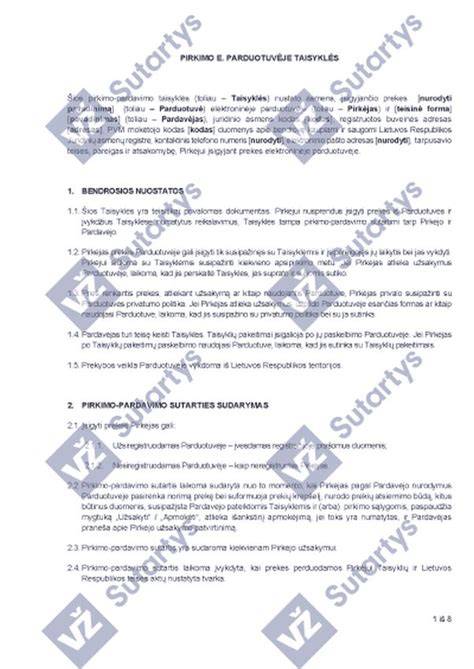Interneto parduotuvės filtrų pavyzdys