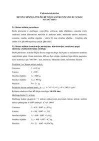 Infografika: Sauso betono mišinio komponentai ir santykiai
