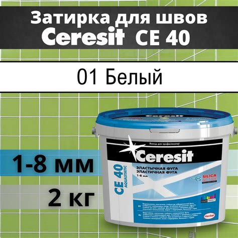 Ceresit CE 40 glaisto pavyzdys