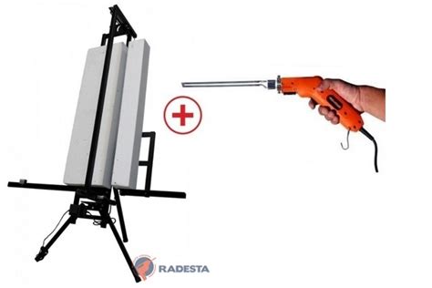 Komplektacija polistirolo pjovimo peiliui