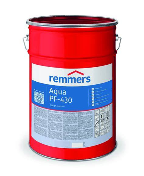 Remmers priemonės: gruntas-užpildas Aqua PF-430 ir Hartwachs-Öl alyva