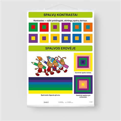 Spalvų kontrastai ir jų įtaka erdvei