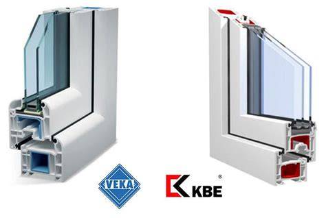 KBE vs VEKA: techninių charakteristikų santrauka