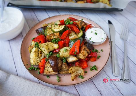 Kepamos daržovės orkaitėje