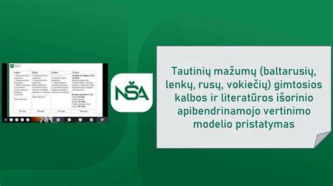Vizualinė diagrama: vertinimo modelio sąveika tarp formuojamojo, apibendrinamojo ir išorinio vertinimo
