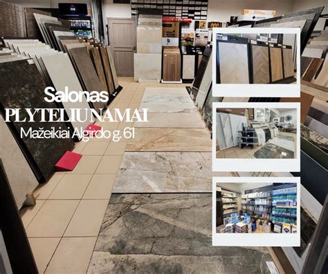 Blizgių plytelių asortimentas