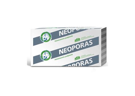 Neoporas (pilkasis polistirenas) su grafito dalelėmis