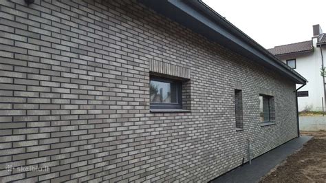 klinkerio plytelių fasadas