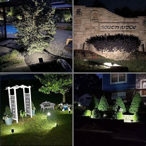 LED kraštovaizdžio apšvietimo pavyzdžiai