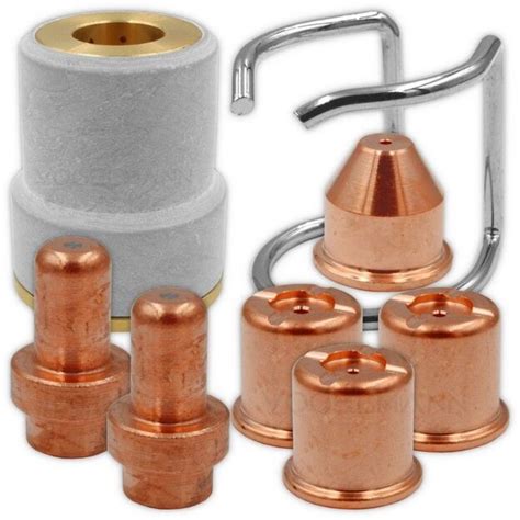 Rinkinys plazminio pjovimo priedų