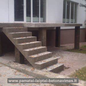 Monolitiniai gelžbetoniniai laiptai scheme