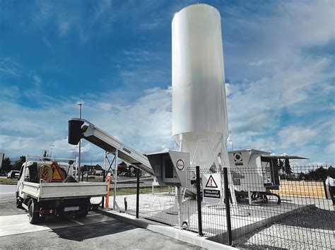 Betono maišymo ir transportavimo procesas