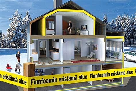 Finnfoam uždara porų struktūra skaidri per skaidrią grafiką apie porų dydžius