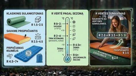 Infografika: Kilimėlių tipai, jų privalumai ir fiksatorių svarba