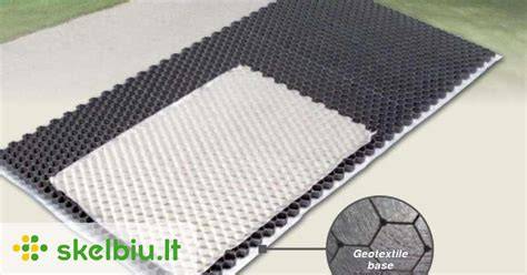 HDPE korys su geotekstile - techniniai duomenys ir pritaikymas